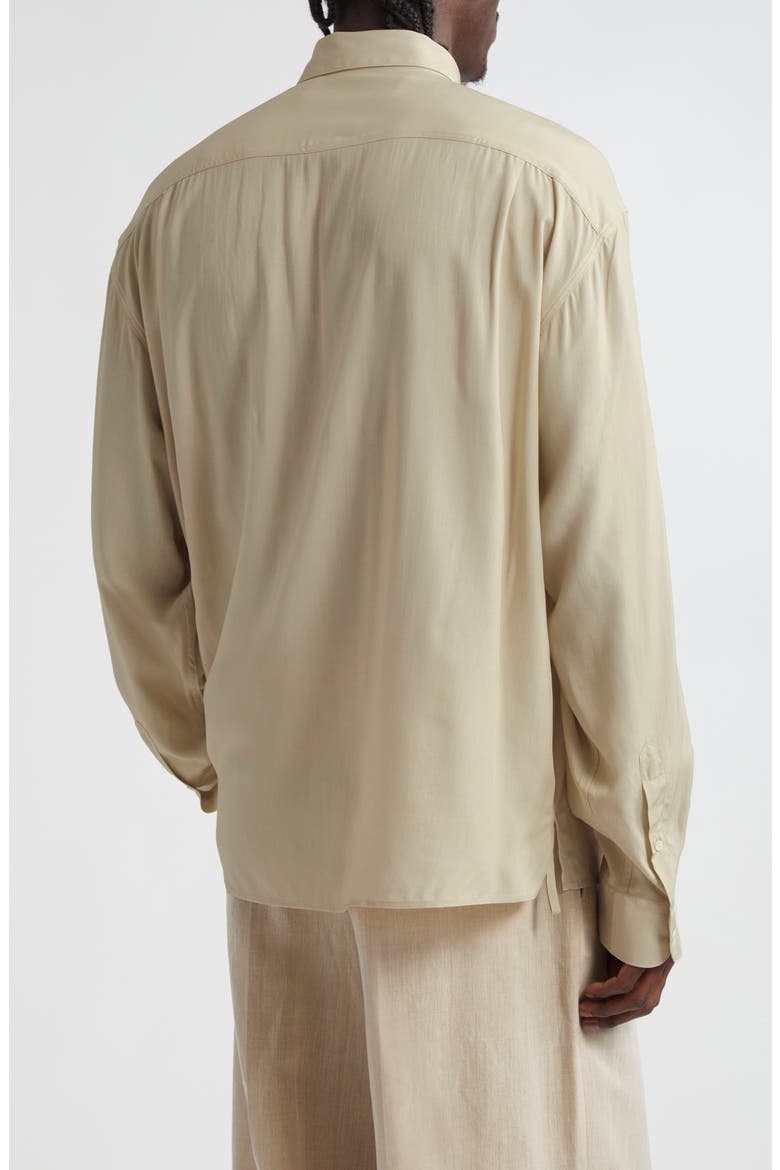 La Chemise Simon Abstract Print Button-Up Shirt, Alternate, color, PRINT BAIGNEUSES BEIGE