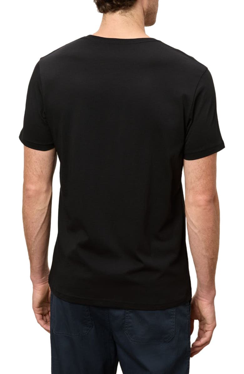 Pact Organic Cotton Men's Softspun Essential Crewneck Tee, Alternate, color, Black