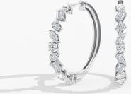 Everlee Classic Multi-Shape Lab Diamond Hoop in 14K Gold