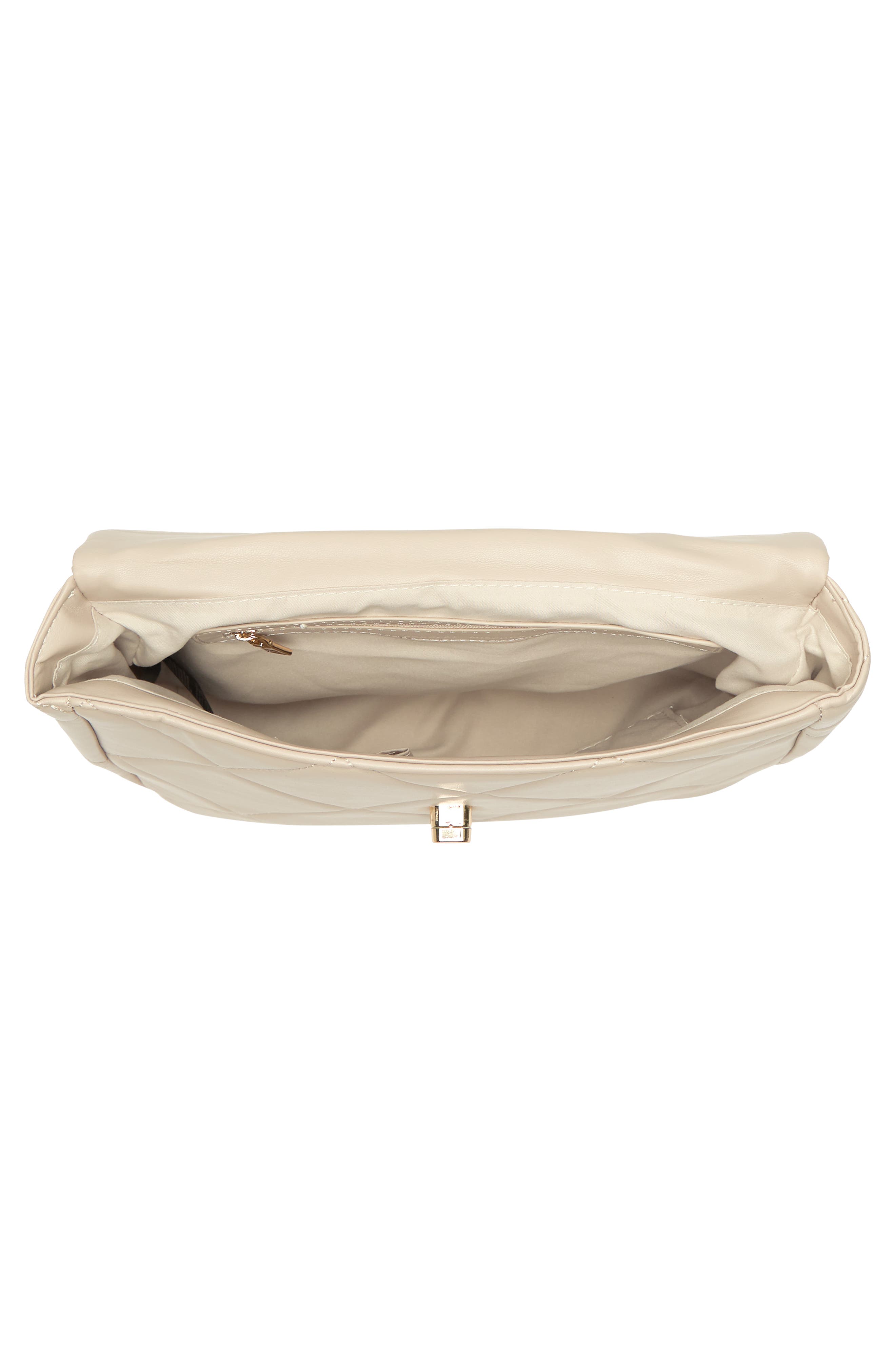 Large Quilted Crossbody Bag, Alternate, color, OFF WHITE
