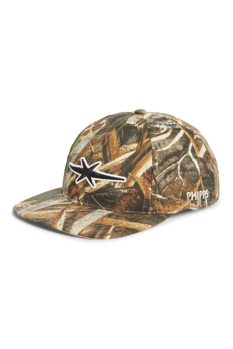 Star Logo Embroidered Classic Adjustable Baseball Cap, Main, color, REALTREE CAMO