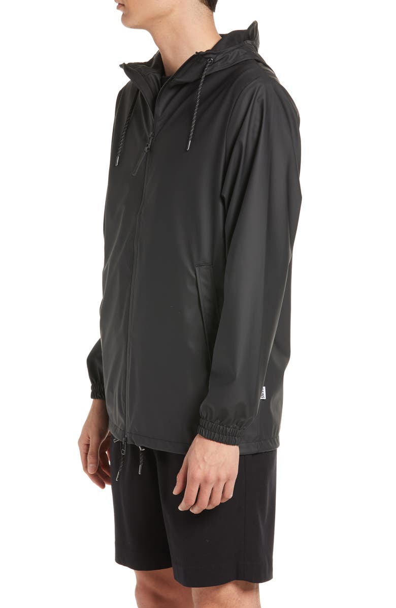 Rains Storm Breaker Waterproof Rain Jacket, Alternate, color, Black