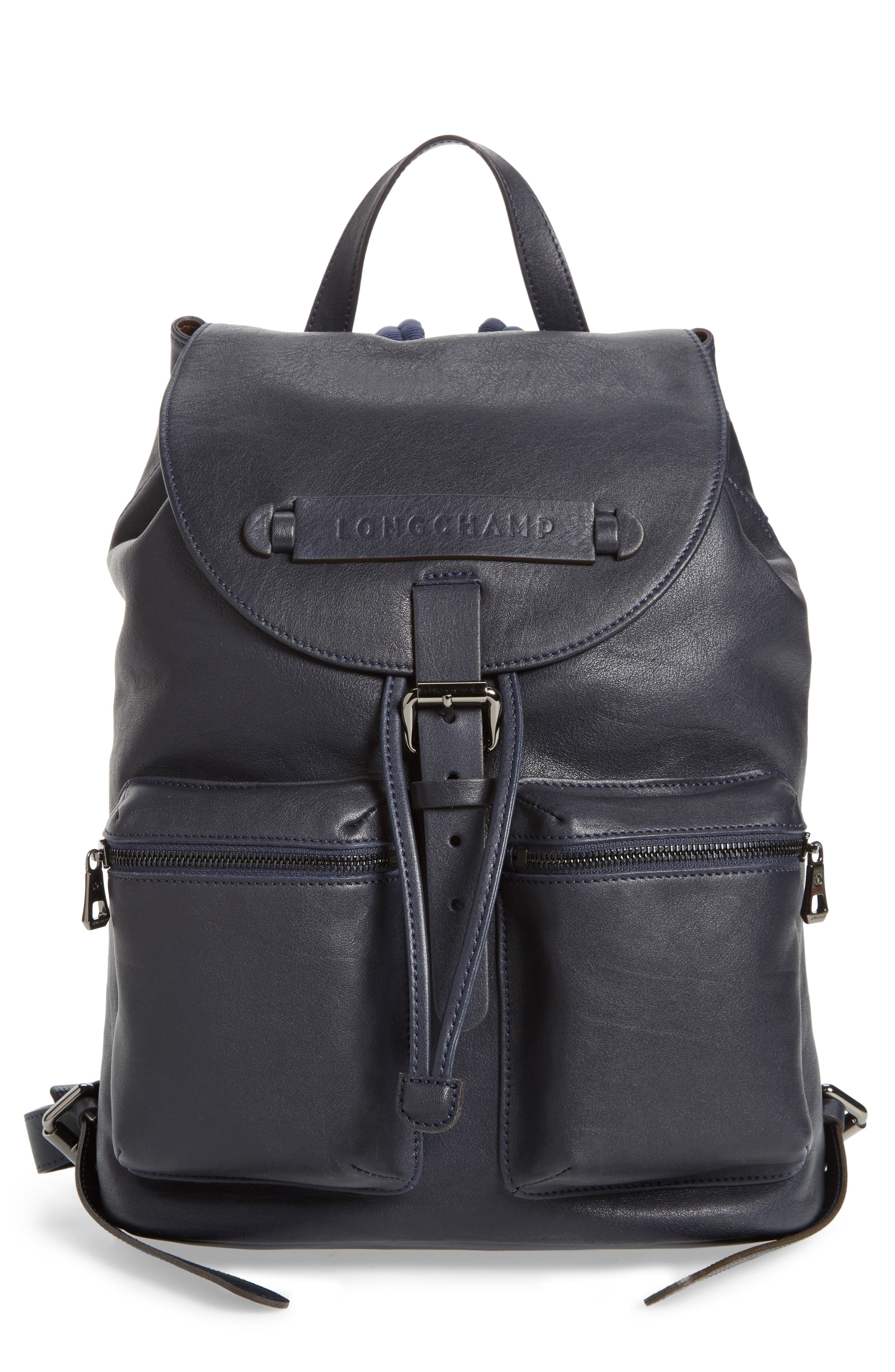 Longchamp 3D Leather Backpack