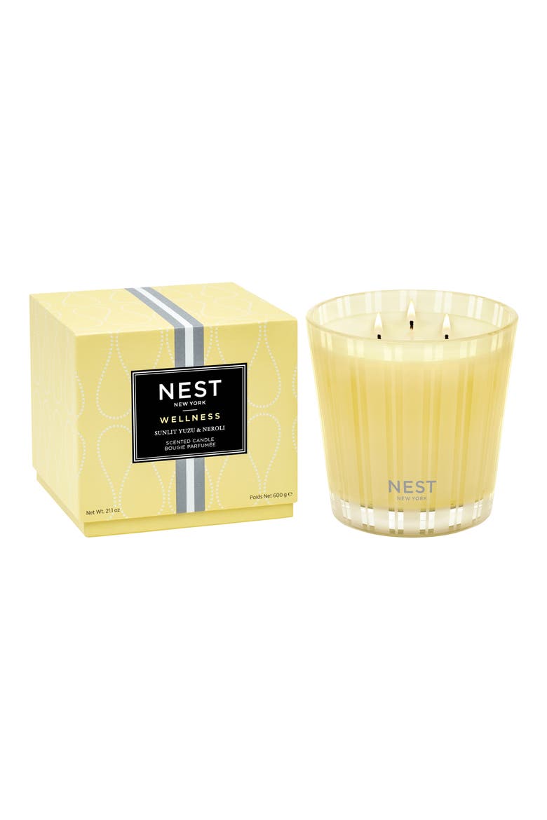 Sunlit Yuzu & Neroli Candle, Alternate, color, NO COLOR