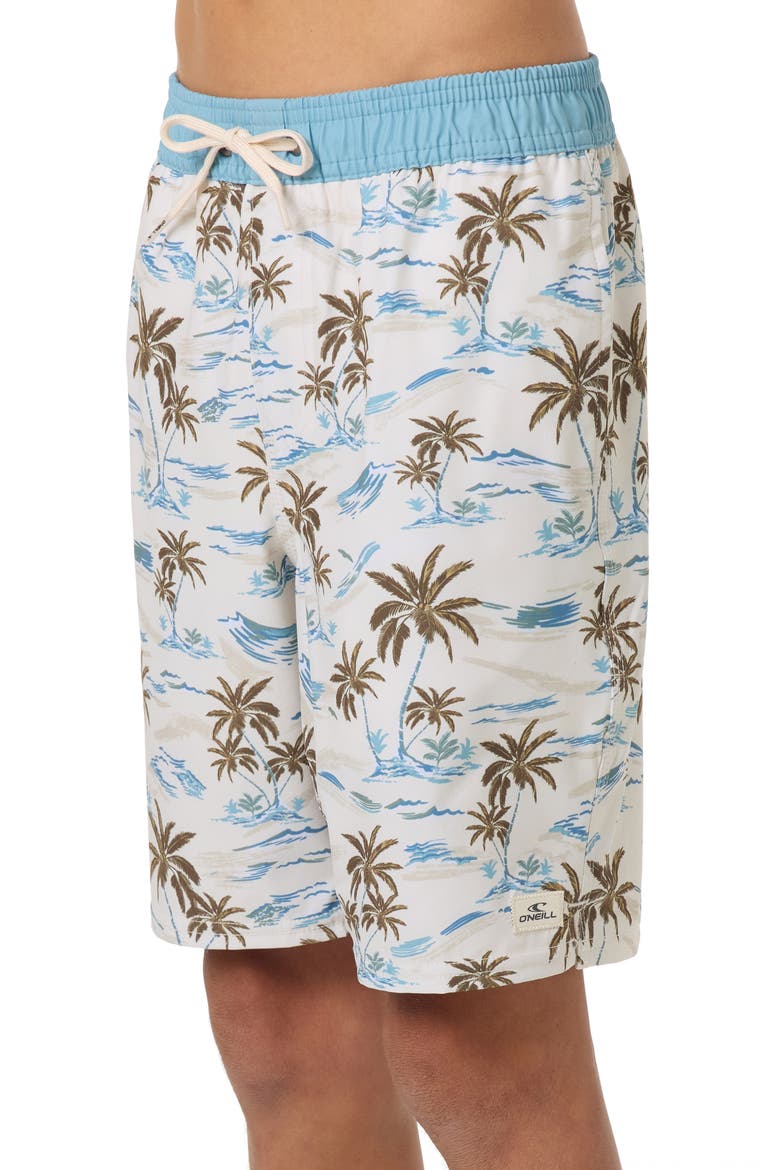 Kids' Hermosa Swim Trunks, Alternate, color, CREAM