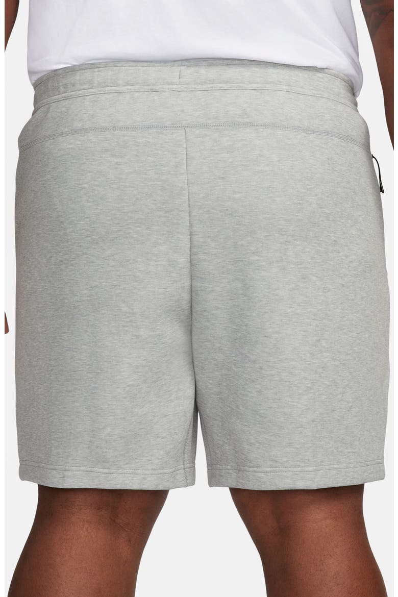 Tech Fleece Sweat Shorts, Alternate, color, 063 D GR H/BLACK
