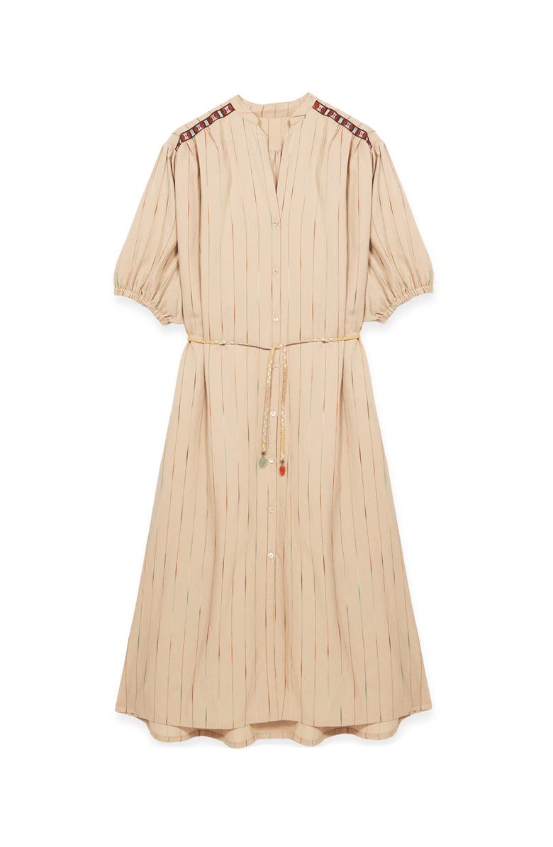 Fortela WVera Striped Caftan Dress, Main, color, Ecru