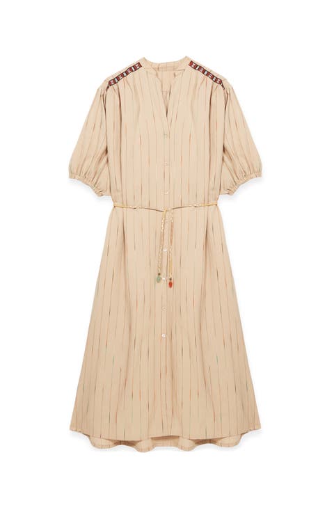 WVera Striped Caftan Dress