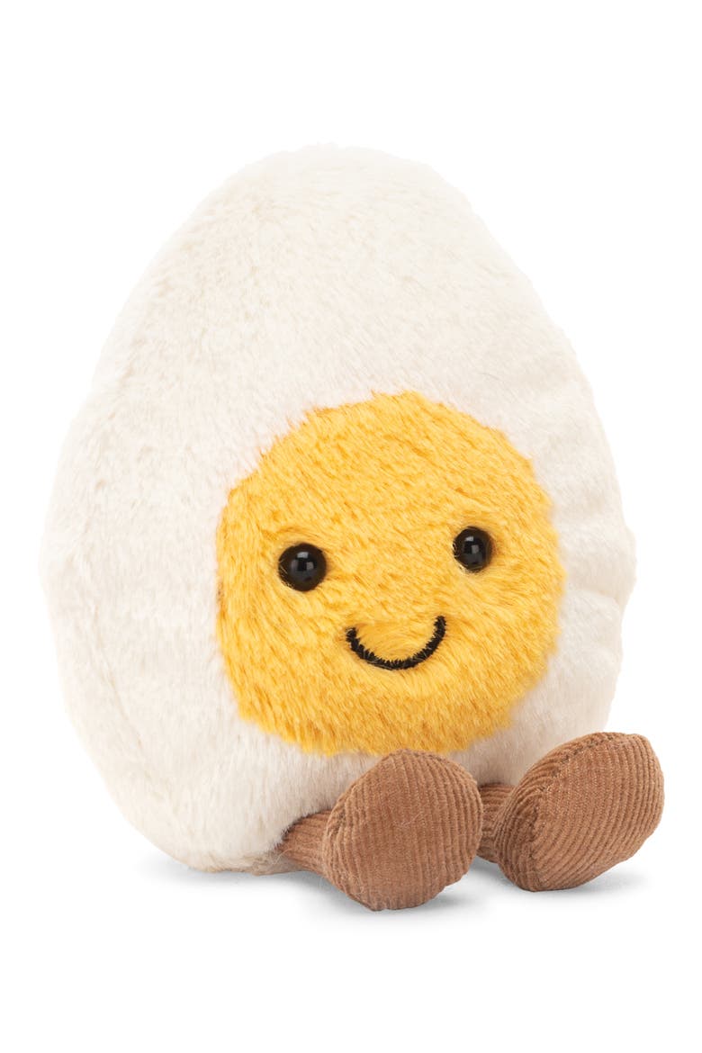 Amuseables Happy Boiled Egg, Main, color, WHITE/ YELLOW