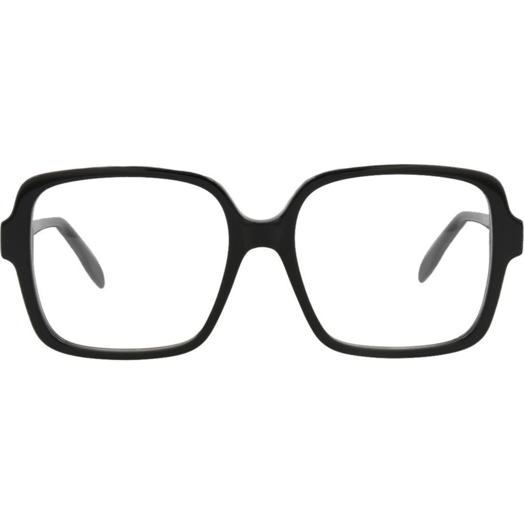 Alexander Mcqueen Mcqueen 55mm Square Optical Glasses In Multi