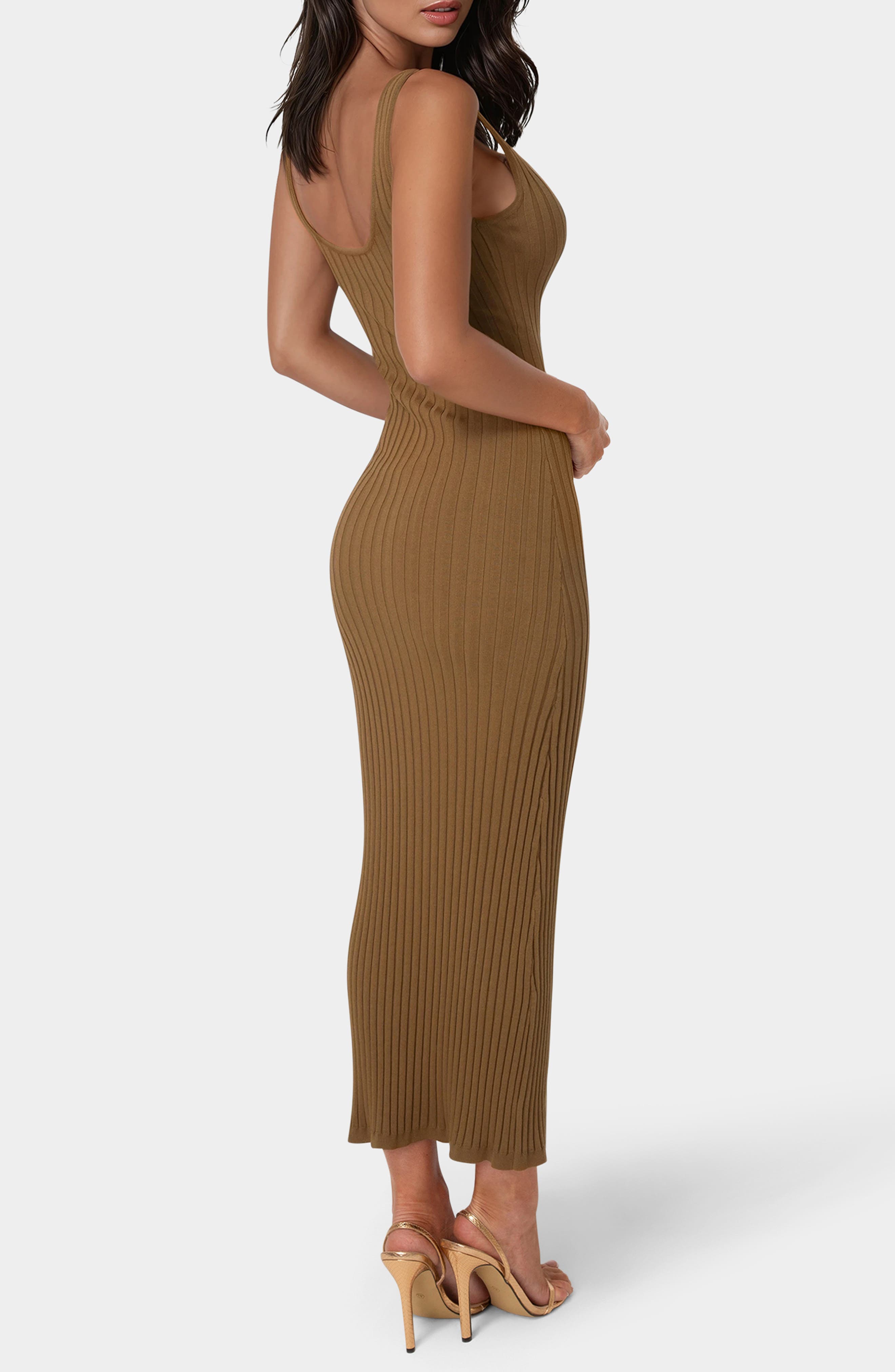 Sleeveless Ribbed Maxi Dress - image 4