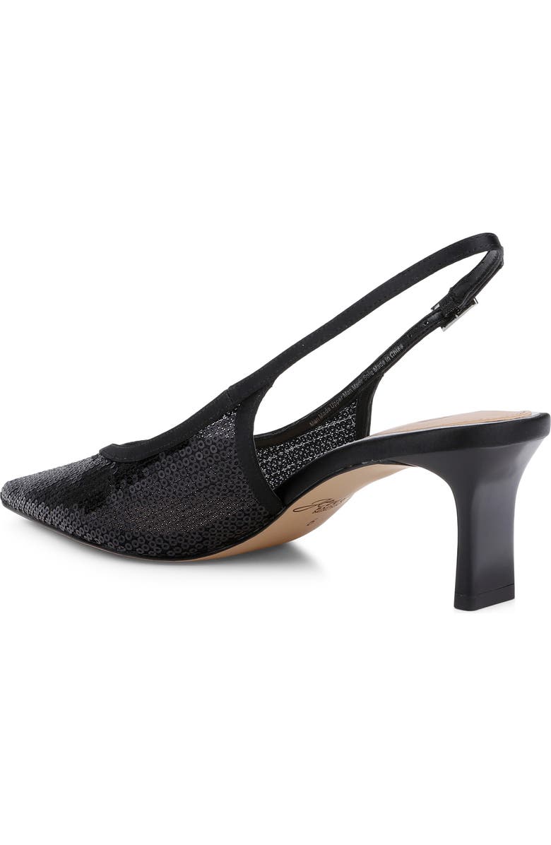 Jewel Badgley Mischka Zabelle Slingback Pump, Alternate, color, Black Satin