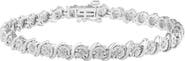 EFFY Sterling Silver Diamond Station Bracelet