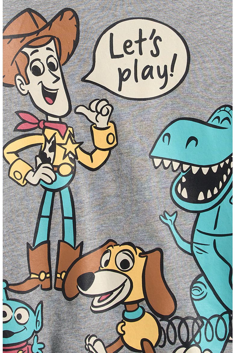 Kids' Disney Pixar® Toy Story Let's Play Graphic T-Shirt, Alternate, color, HEATHER GREY