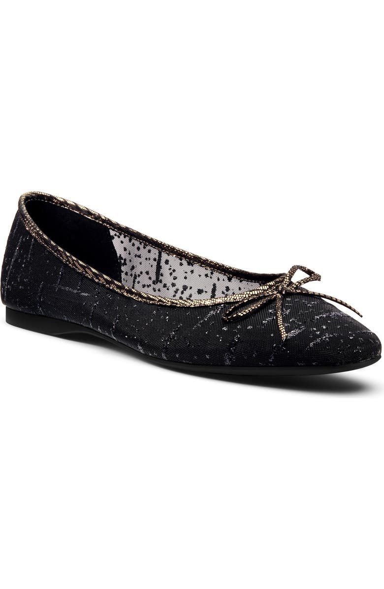 Birdies Songbird Metallic Mesh Ballet Flat, Main, color,