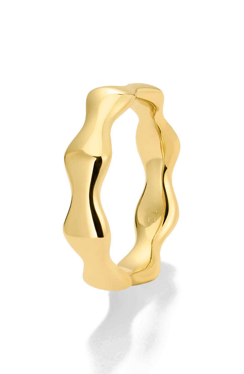 D.LOUISE Bamboo Stacking Band Ring, Alternate, color, Gold