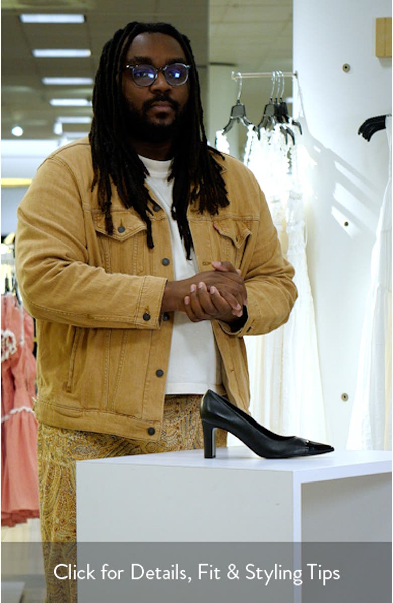 Isidora Pointed Cap Toe Pump, sales video thumbnail