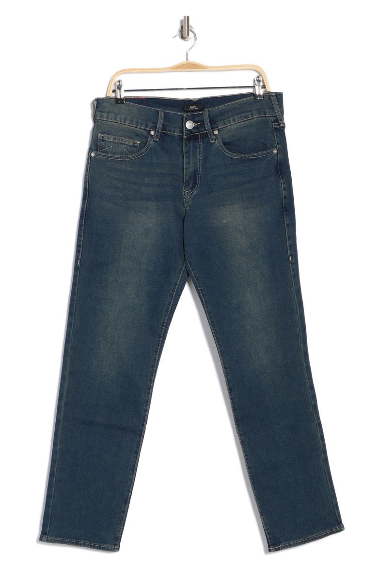 Geno Relaxed Slim Jeans, Alternate, color, DARK SMOKY WASH