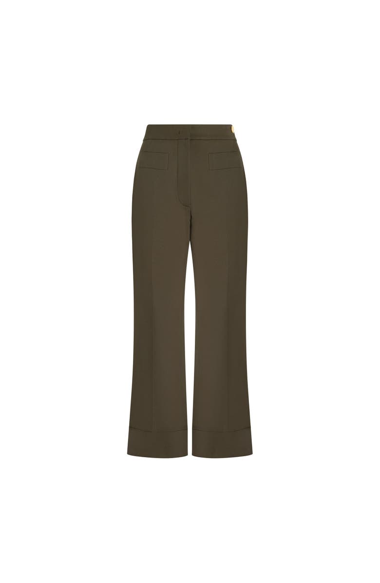 Callas Milano Brody Cropped-cuff Pant, Main, color, Forest