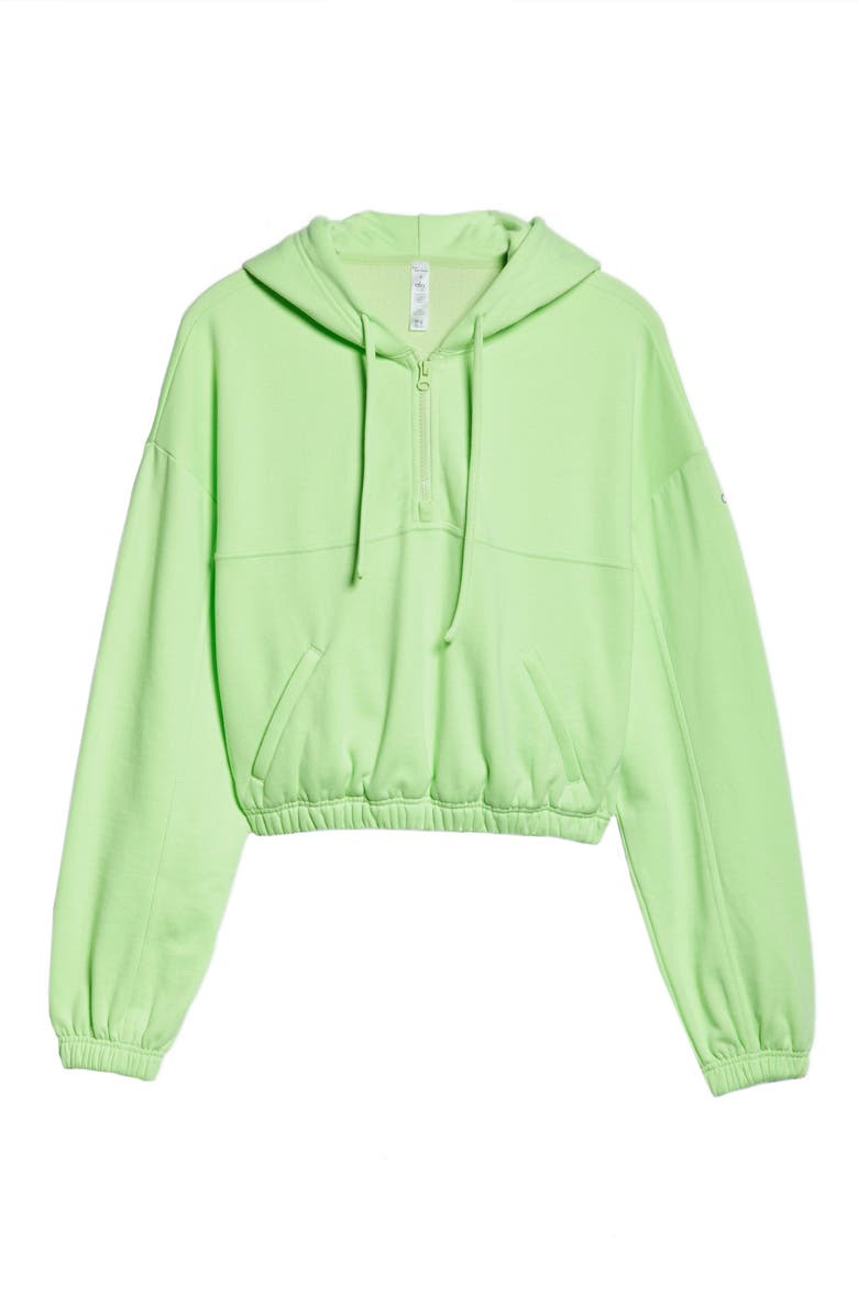 Alo Stadium Quarter Zip Hoodie, Alternate, color, 