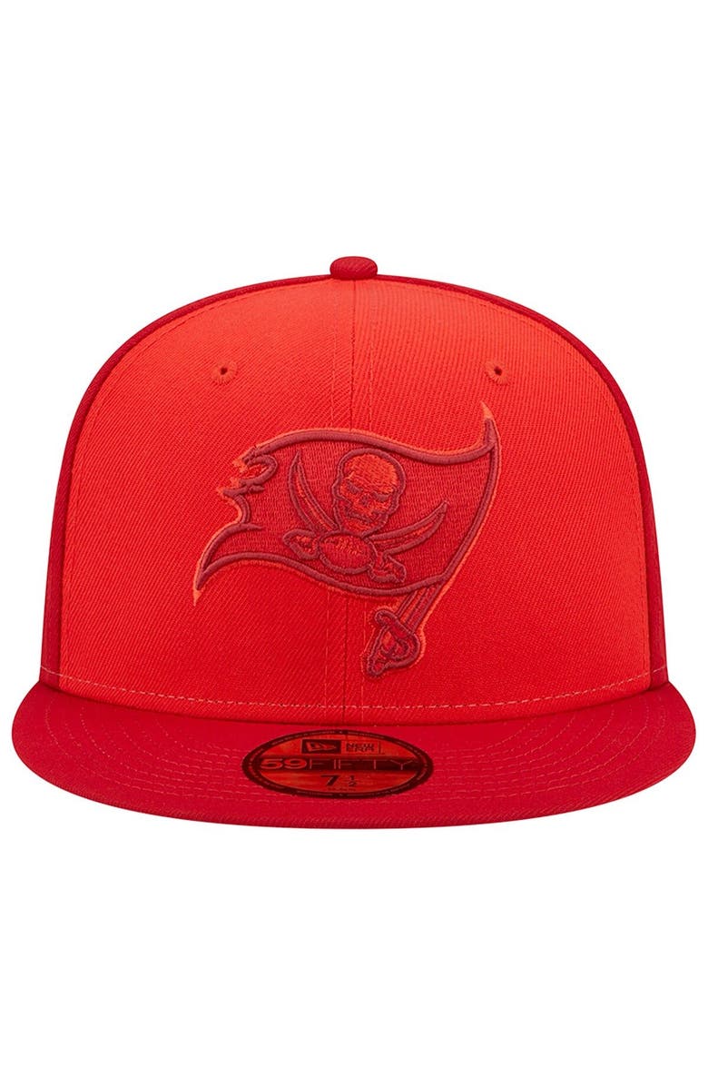 New Era Men's New Era Red Tampa Bay Buccaneers Tri-Tone 59FIFTY Fitted Hat, Alternate, color, Red