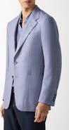 ZEGNA Glen Check Cashmere, Silk & Linen Cardigan Jacket