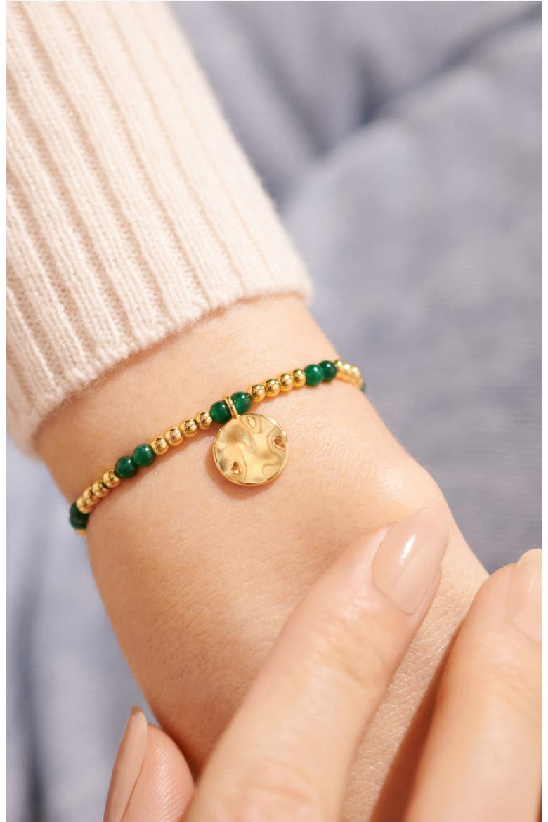 Birthstone A Little Bracelet in Gold-Tone Plating, Alternate, color, May