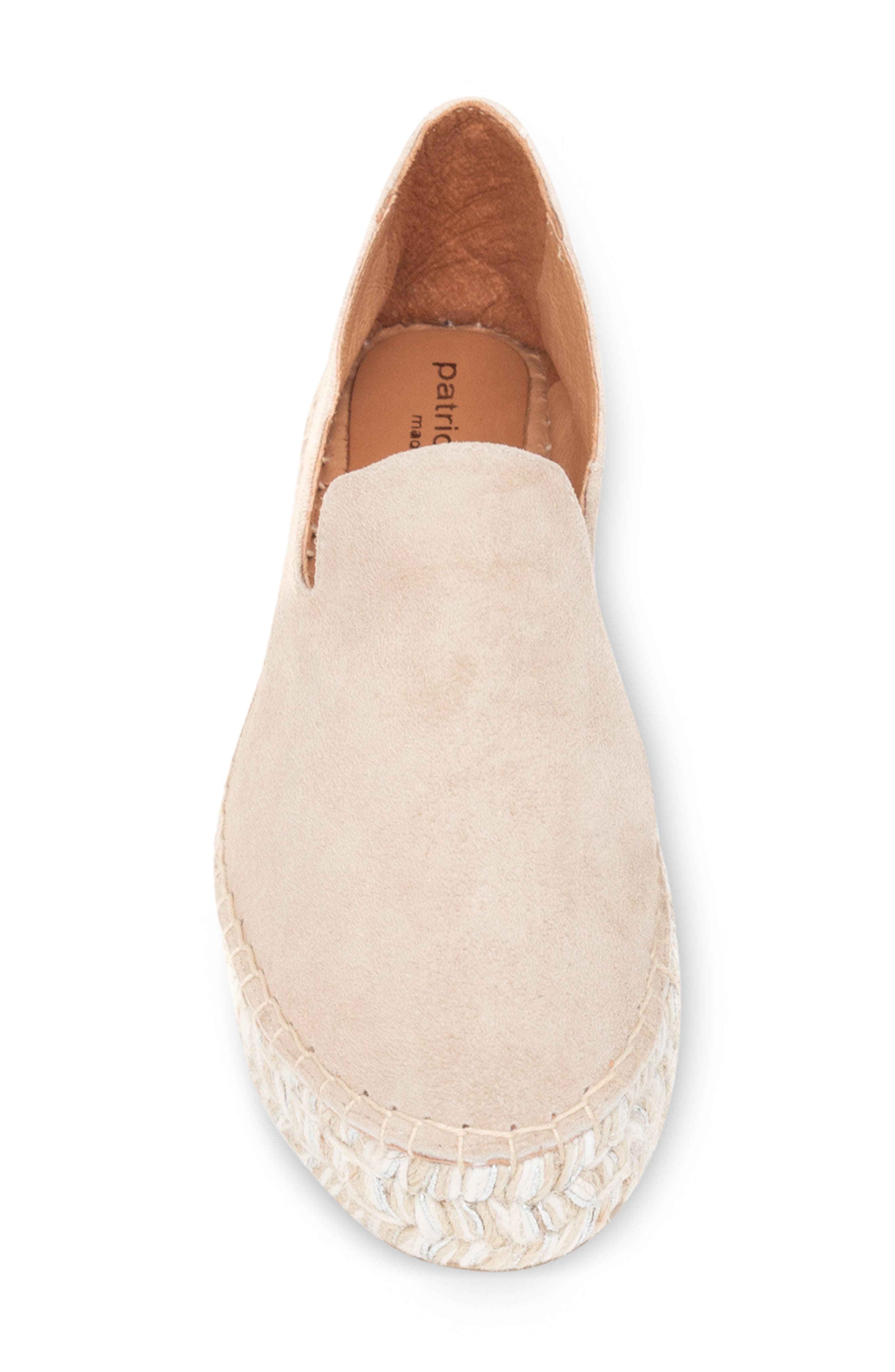 patricia green Avery Platform Epsadrille Flat, Alternate, color, Beige