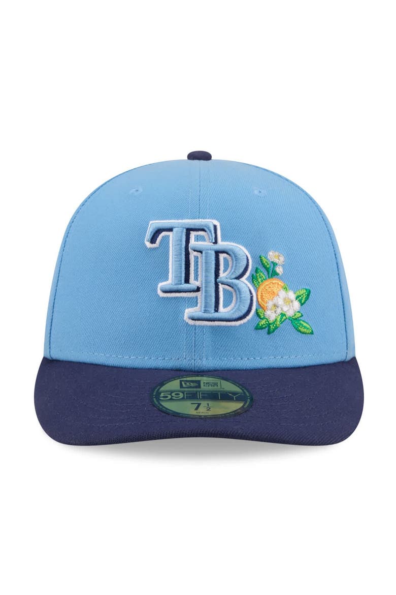 Men's New Era  Light Blue/Navy Tampa Bay Rays 2026 Spring Training Low Profile 59FIFTY Fitted Hat, Alternate, color, Light Blue