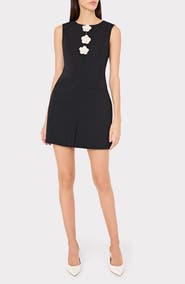 Milly Saylor Camellia Crepe Sheath Dress