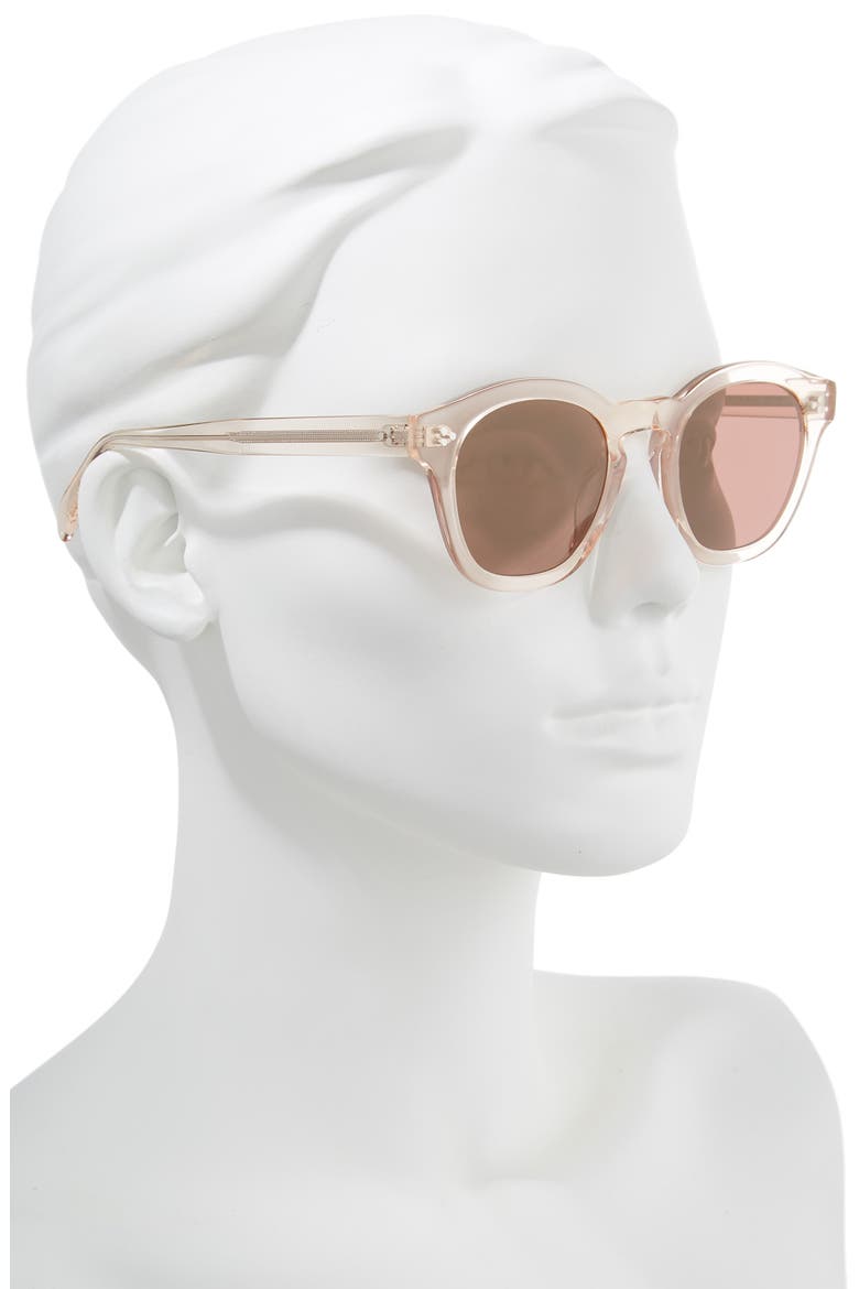 Boudreau L.A. 48mm Square Sunglasses, Alternate, color, LIGHT SILK