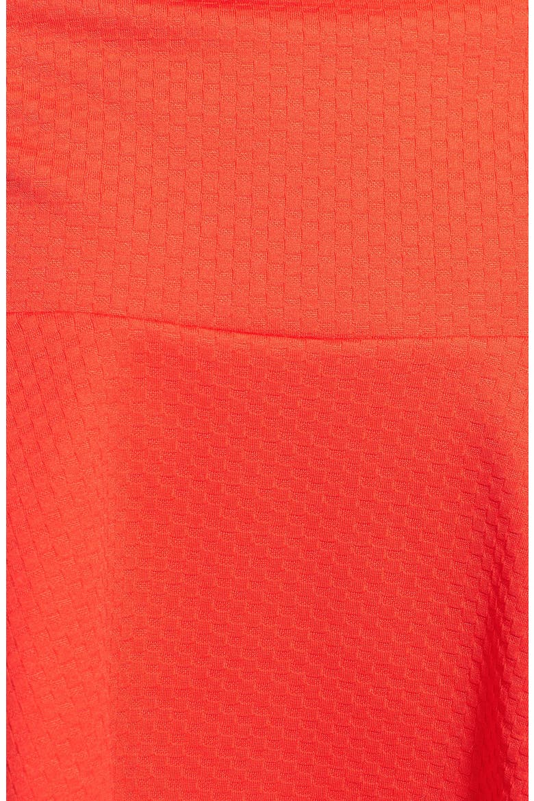 Ruffle Peplum Skirt, Alternate, color, CORAL