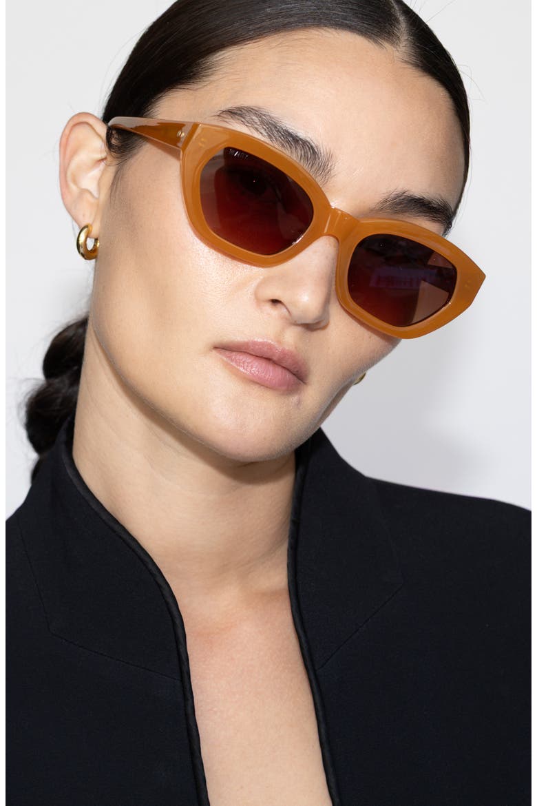 Martine Sunglasses, Alternate, color, Toffee