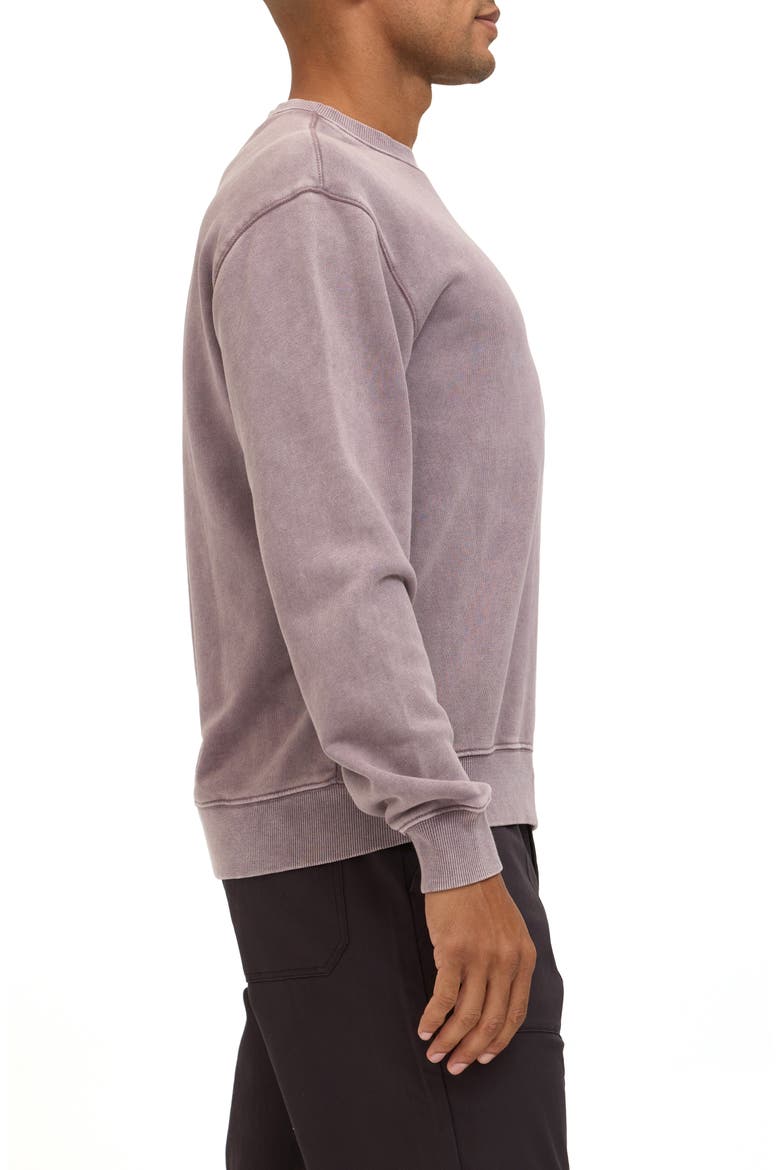 Dallas Pullover Sweatshirt, Alternate, color, MAUVEDUST
