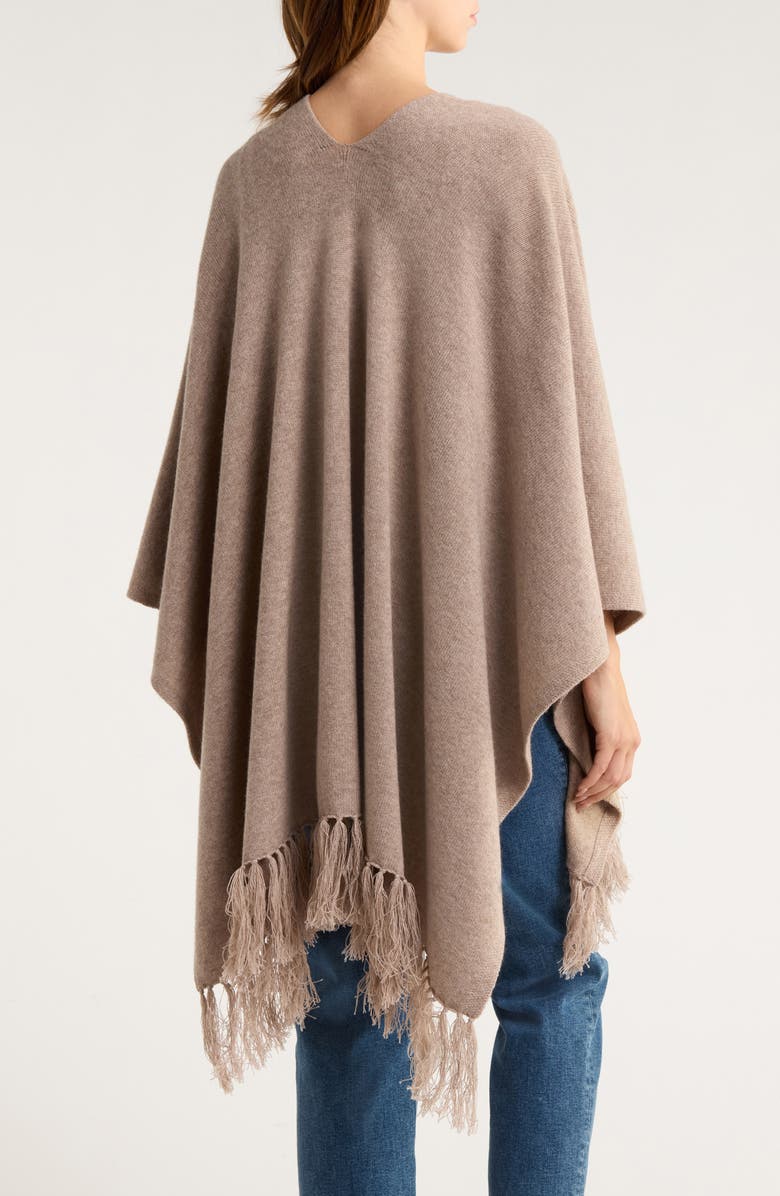Chan Luu Wool & Cashmere Ruana, Alternate, color, Sand