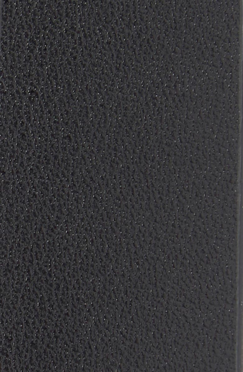 NORDSTROM RACK Double Keeper Belt, Alternate, color, Black