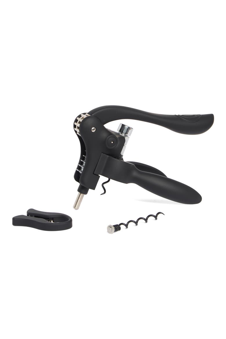Virtuoso Lever Corkscrew Set, Main, color, BLACK