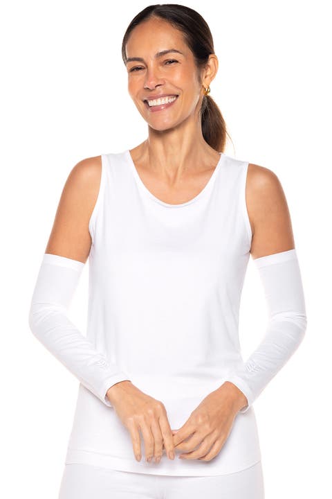 Women's Sun Arm Sleeves - UPF 50+ Sun Protection - Navagio