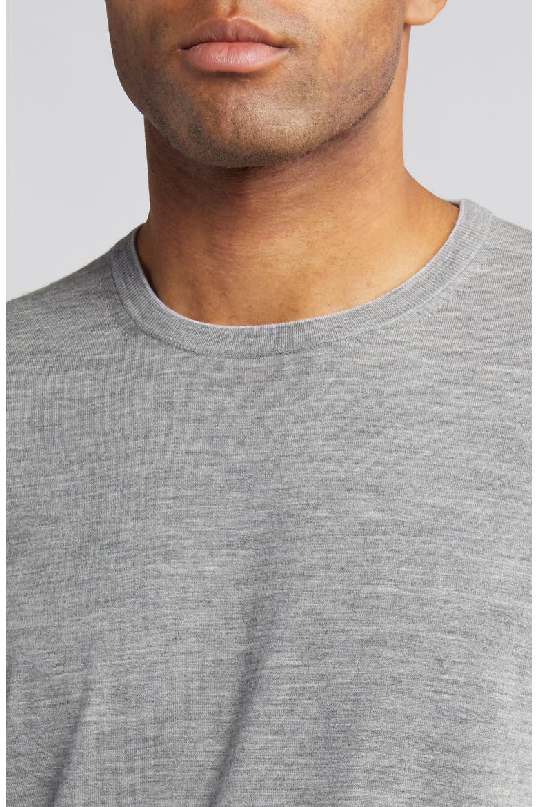Crown Crafted Excursionist Flex Wool Blend Sweater, Alternate, color, GALE GREY