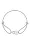 Cubic Zirconia Corded Slider Bracelet