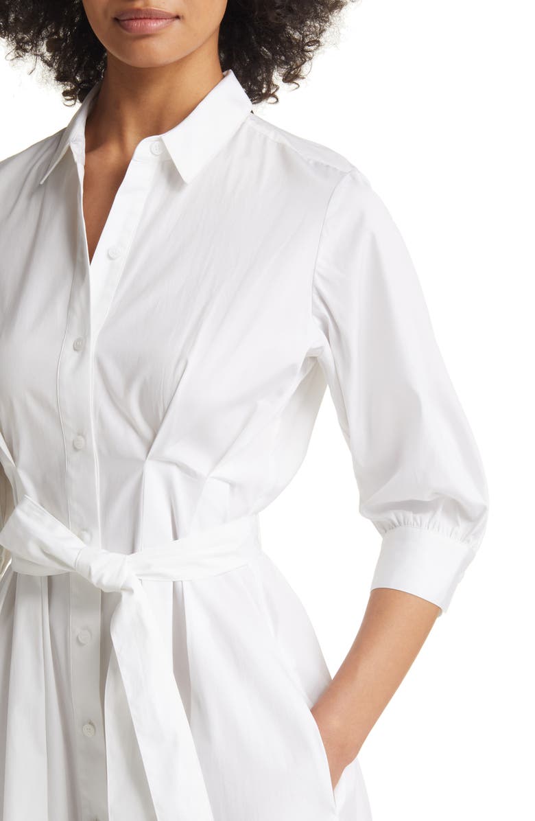 Nordstrom Poplin Long Sleeve Shirtdress, Alternate, color,
