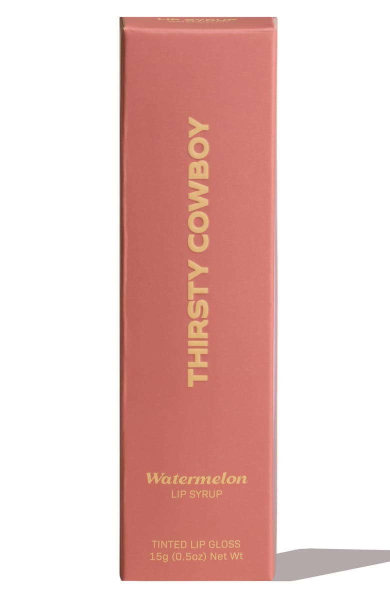 Thirsty Cowboy Tinted Lip Syrup Gloss, Alternate, color, Watermelon