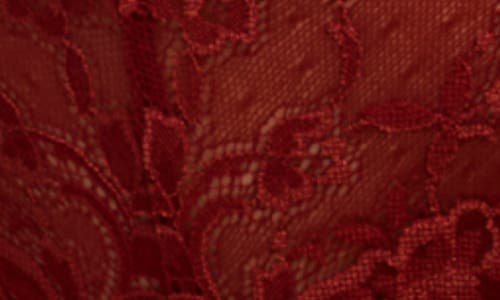 Montelle Intimates Brazilian Lace Panties In Red