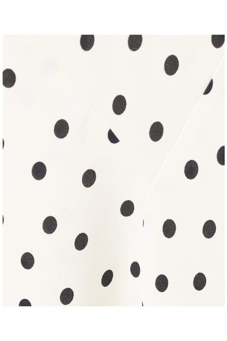 Taby 2 Polka Dot Sleeveless Dress, Alternate, color, OFF WHITE