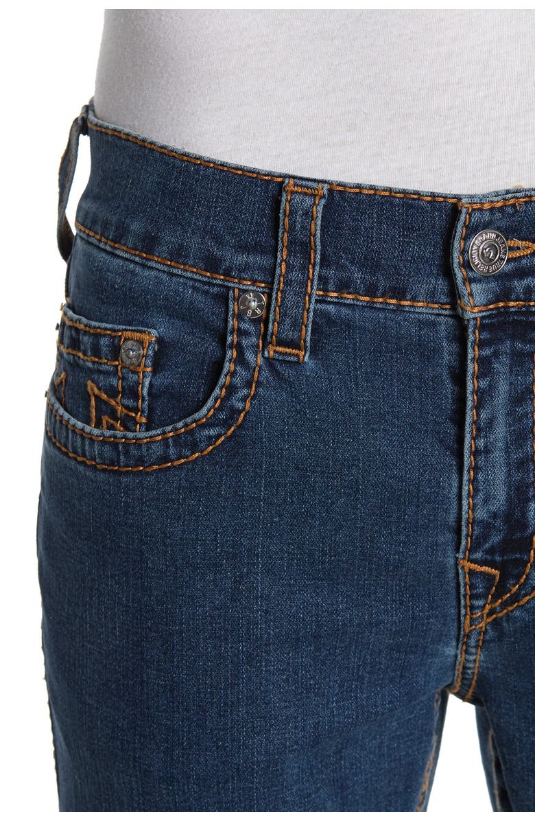 True Religion Brand Jeans Ricky Big T Straight Jeans, Alternate, color,