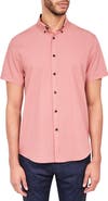 Brooklyn Brigade Wavy Geo Performance Button-Down Shirt