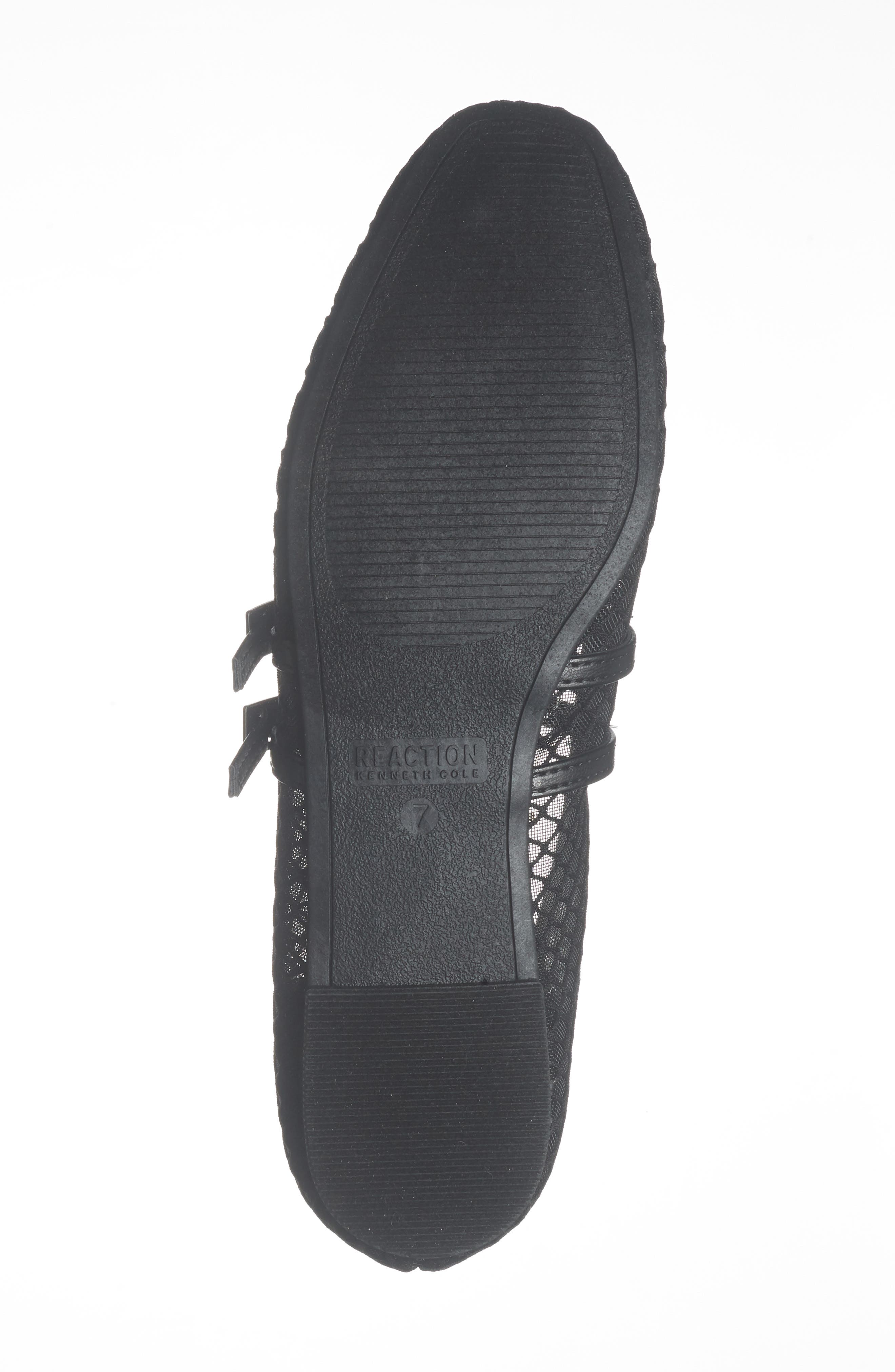 Reaction Kenneth Cole Malibu Mesh Mary Jane Flat, Alternate, color, Black Sport Mesh