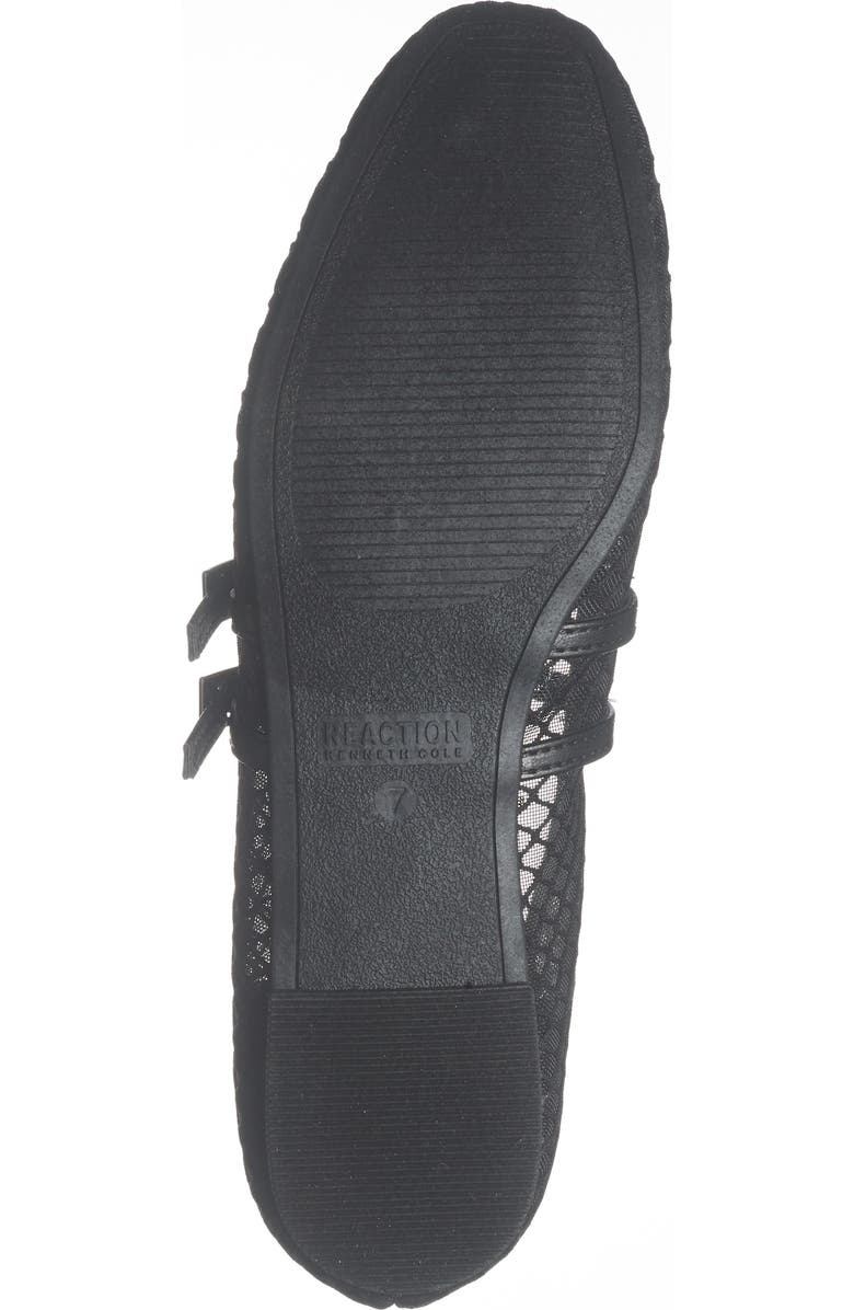 Reaction Kenneth Cole Malibu Mesh Mary Jane Flat, Alternate, color, Black Sport Mesh