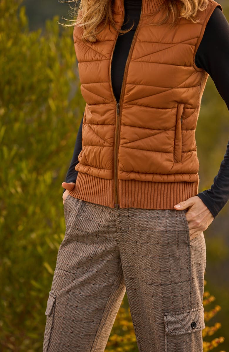 Liverpool Los Angeles Utility Jacquard Crop Cargo Pants, Alternate, color, 