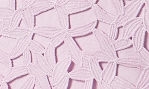 Endless Rose Floral Lace Long Sleeve Minidress In Lilac